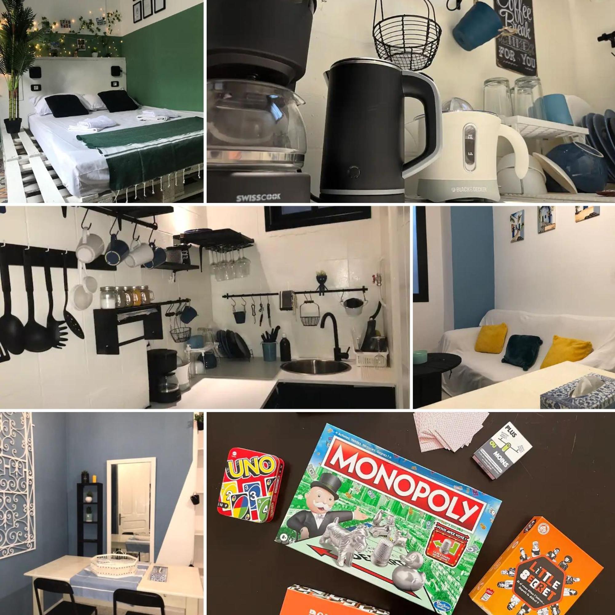 Apartmán Au Coeur De - - Wifi - Calme - Cuisine